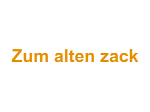 Zum alten zack Logo