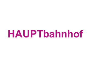HAUPTbahnhof Logo