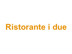 Ristorante i due Logo