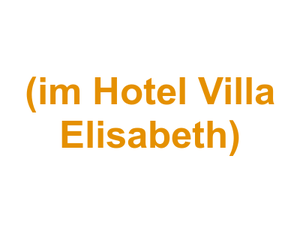 Restaurant "achtern" (im Hotel Villa Elisabeth) Logo