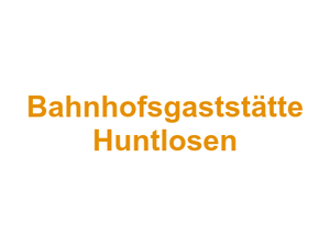Bahnhofsgaststätte Huntlosen Logo