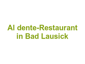 Al dente-Restaurant in Bad Lausick Logo
