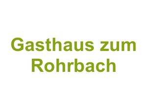 Gasthaus zum Rohrbach Logo