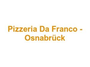 Pizzeria Da Franco - Osnabrück Logo