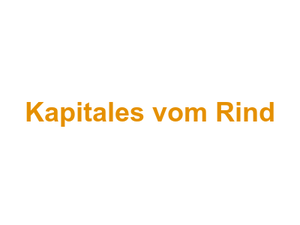 Kapitales vom Rind Logo
