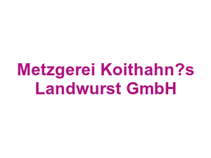 Metzgerei Koithahn’s Landwurst GmbH Logo