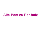 Alte Post zu Ponholz Logo