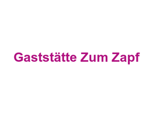 Gaststätte Zum Zapf Logo