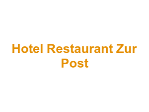 Hotel Restaurant Zur Post Logo