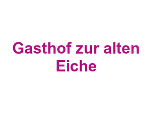 Gasthof zur alten Eiche Logo