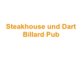 Steakhouse und Dart Billard Pub Logo