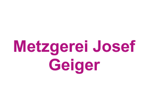 Metzgerei Josef Geiger Logo