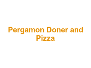 Pergamon Doner and Pizza Logo