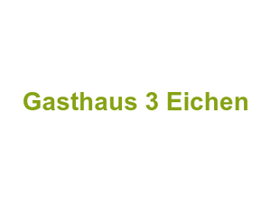Gasthaus 3 Eichen Logo