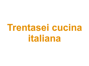Trentasei cucina italiana Logo