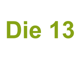 Die 13 Logo