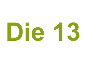 Die 13 Logo