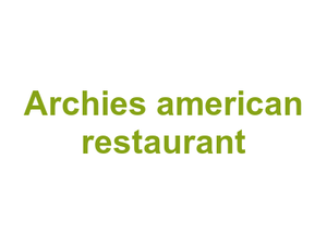 Archie's american restaurant Logo