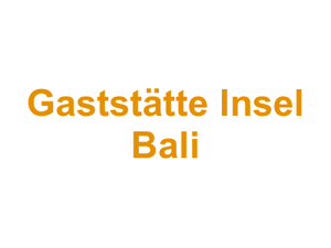 Gaststätte Insel Bali Logo