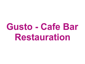 Gusto - Cafe Bar Restauration Logo