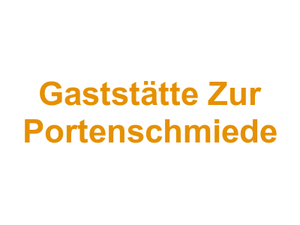 Gaststätte "Zur Portenschmiede" Logo