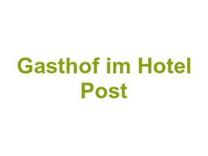 Gasthof im Hotel Post Logo