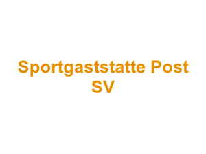 Sportgaststatte Post SV Logo