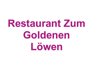 Restaurant Zum Goldenen Löwen Logo