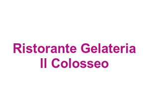 Ristorante Gelateria Il Colosseo Logo