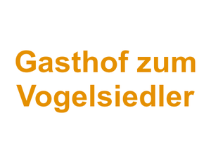 Gasthof zum Vogelsiedler Logo