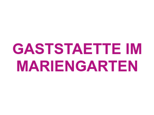 GASTSTAETTE IM MARIENGARTEN Logo