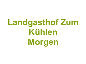Landgasthof Zum Kühlen Morgen Logo