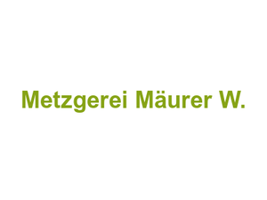Metzgerei Mäurer W. Logo