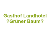 Gasthof Landhotel “Grüner Baum“ Logo