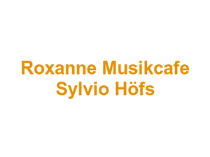Roxanne Musikcafe Sylvio Höfs Logo