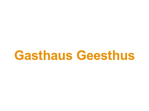 Gasthaus Geesthus Logo