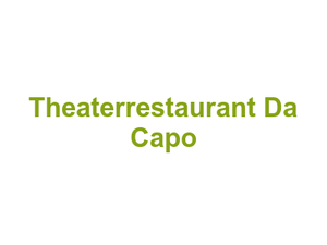 Theaterrestaurant Da Capo Logo