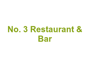 No. 3 Restaurant & Bar Logo