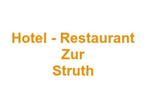 Hotel - Restaurant Zur Struth Logo