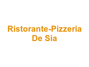 Ristorante-Pizzeria De Sia Logo
