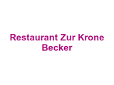 Restaurant Zur Krone Becker Logo