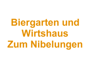 Biergarten und Wirtshaus "Zum Nibelungen" Logo