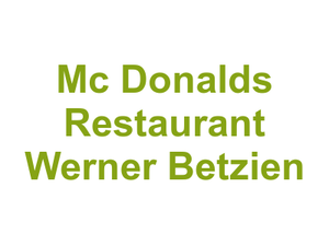 Mc Donald's Restaurant Werner Betzien Logo