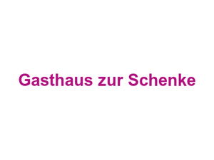 Gasthaus zur Schenke Logo