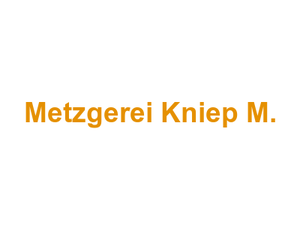 Metzgerei Kniep M. Logo
