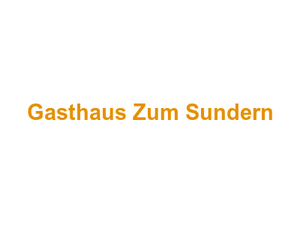 Gasthaus Zum Sundern Logo