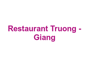 Restaurant Truong - Giang Logo
