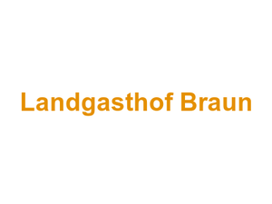 Landgasthof Braun Logo