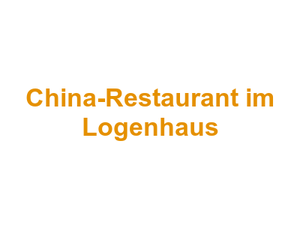 China-Restaurant im Logenhaus Logo