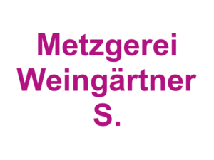 Metzgerei Weingärtner S. Logo